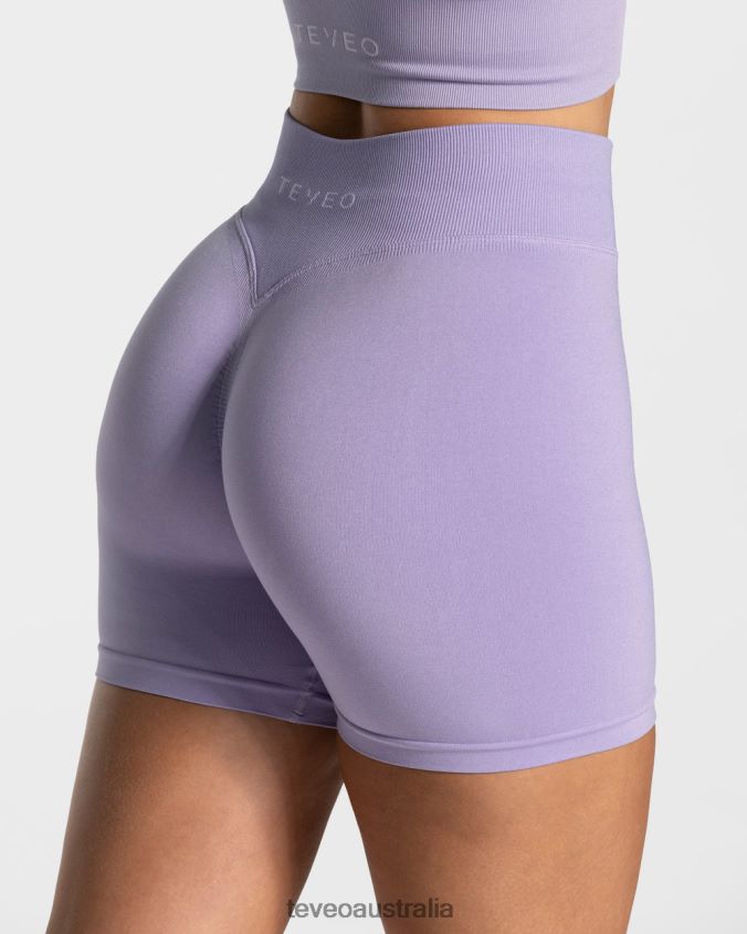 Clothing TEVEO Statement Scrunch Short Lilac Women 2HL08D232