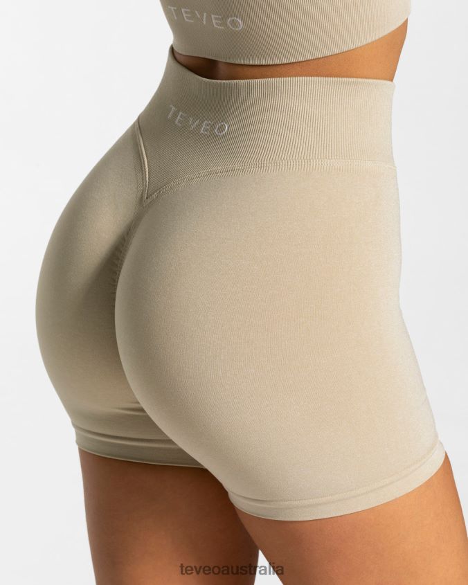 Clothing TEVEO Statement Scrunch Short Sand Women 2HL08D241