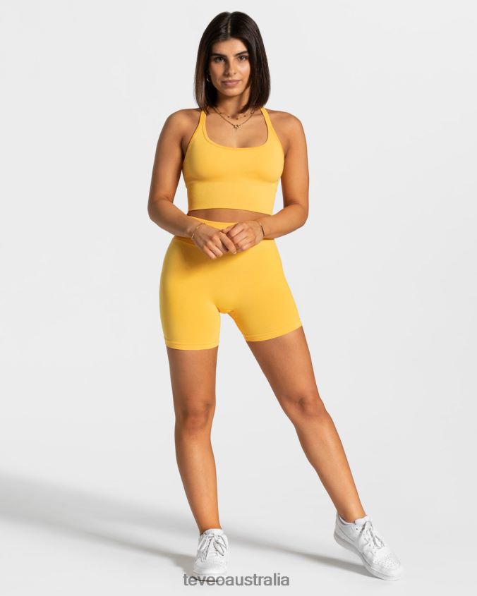Clothing TEVEO Statement Scrunch Short Yellow Women 2HL08D233