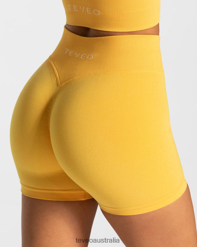 Clothing TEVEO Statement Scrunch Short Yellow Women 2HL08D233