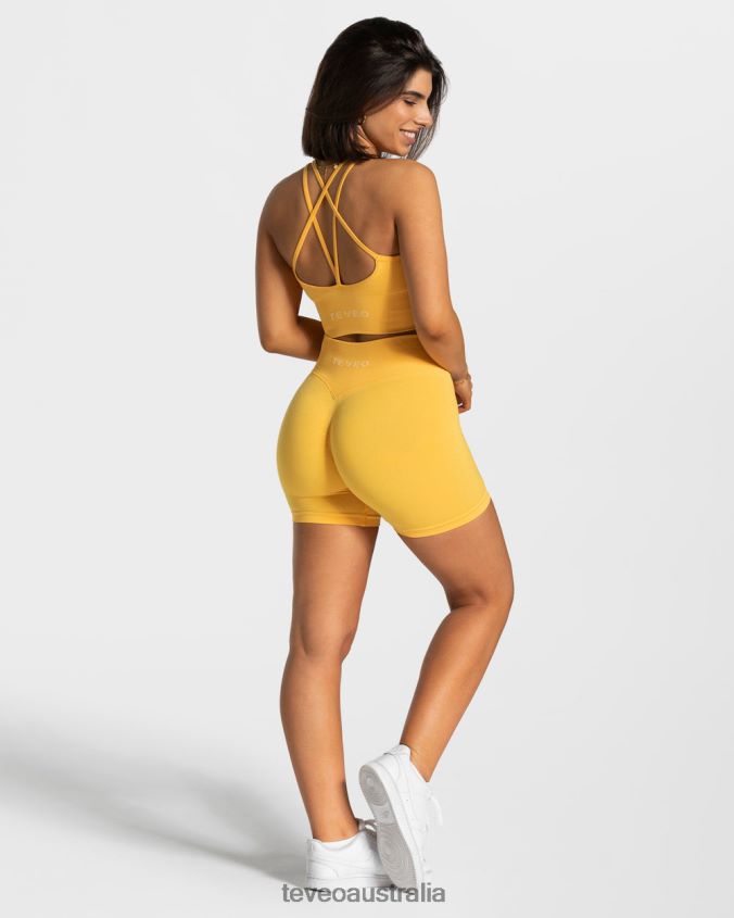 Clothing TEVEO Statement Scrunch Short Yellow Women 2HL08D233