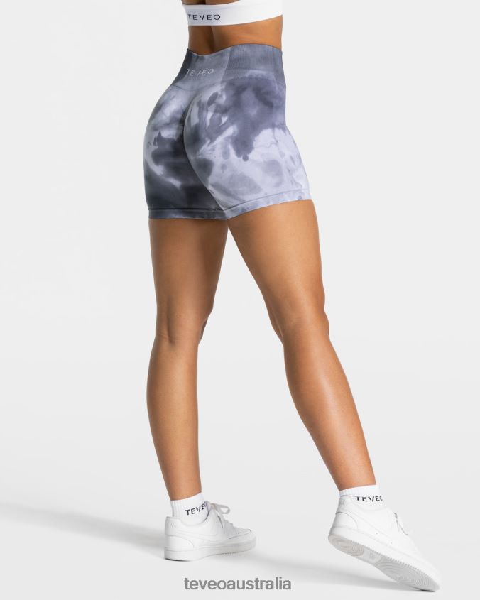 Clothing TEVEO Tie Dye Scrunch Short Stormy Women 2HL08D184
