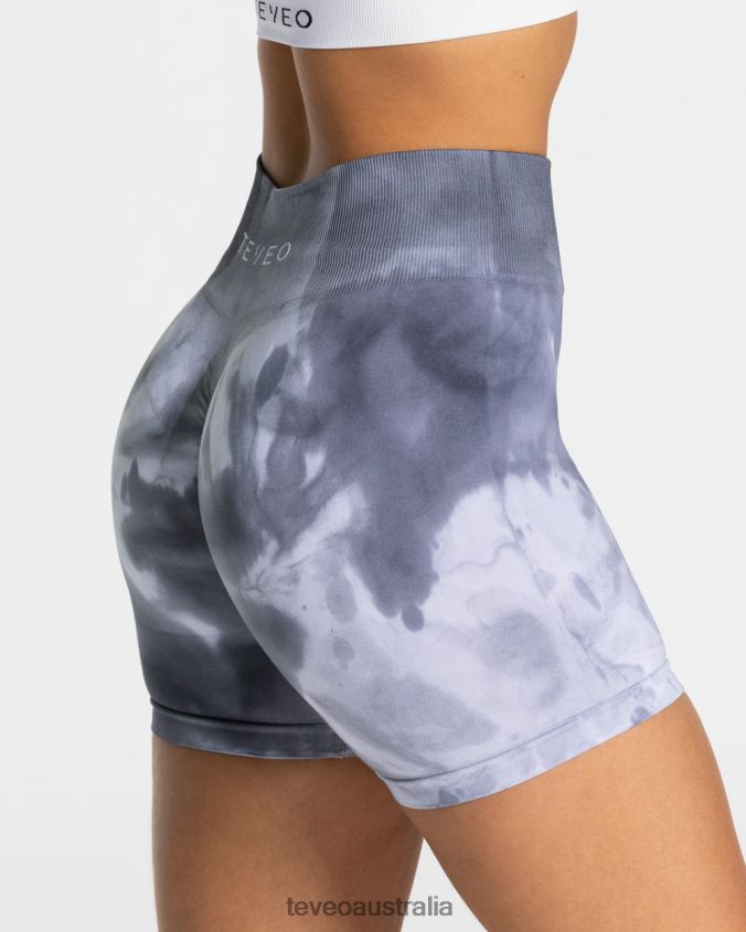 Clothing TEVEO Tie Dye Scrunch Short Stormy Women 2HL08D184