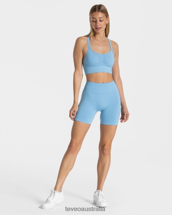 Clothing TEVEO Timeless Scrunch Short Baby Blue Women 2HL08D213