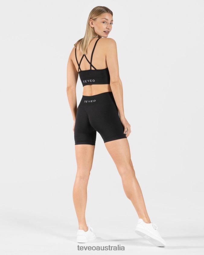 Clothing TEVEO Timeless Scrunch Short Black Women 2HL08D223
