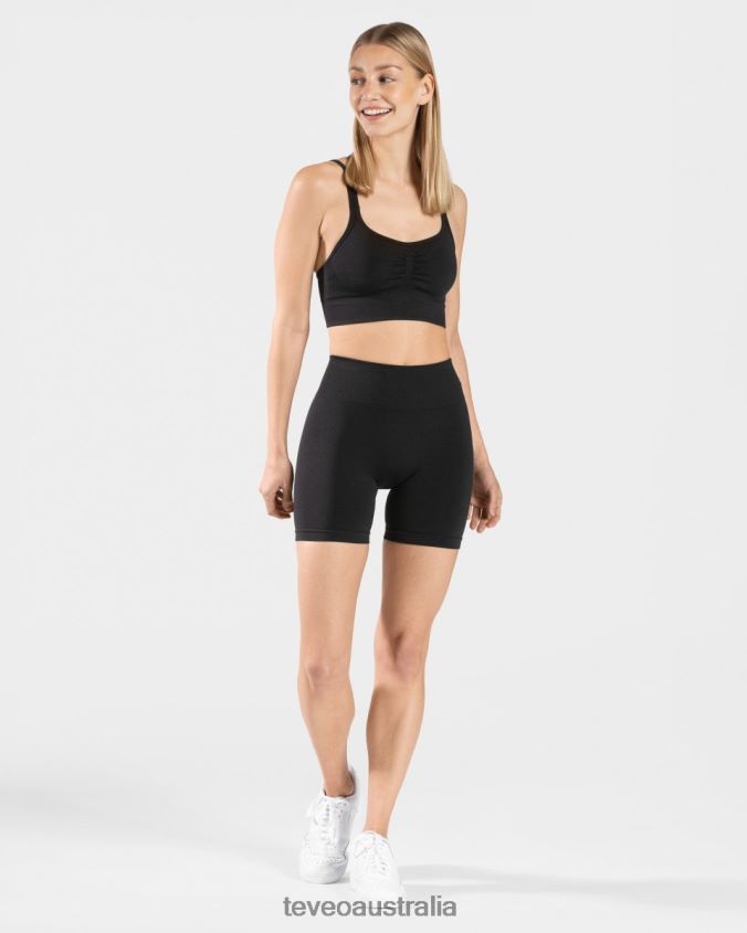 Clothing TEVEO Timeless Scrunch Short Black Women 2HL08D223