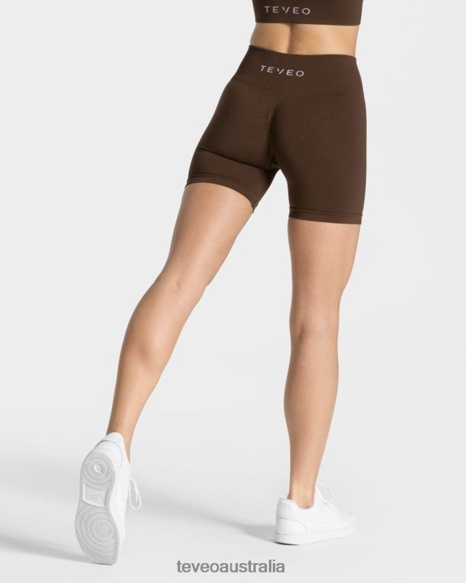 Clothing TEVEO Timeless Scrunch Short Dark brown Women 2HL08D214