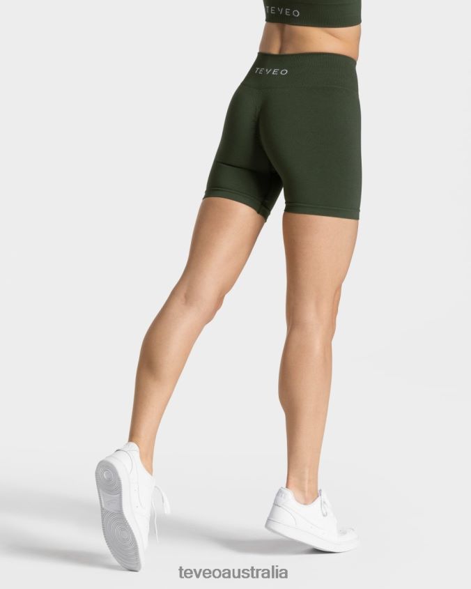 Clothing TEVEO Timeless Scrunch Short Khaki Women 2HL08D218