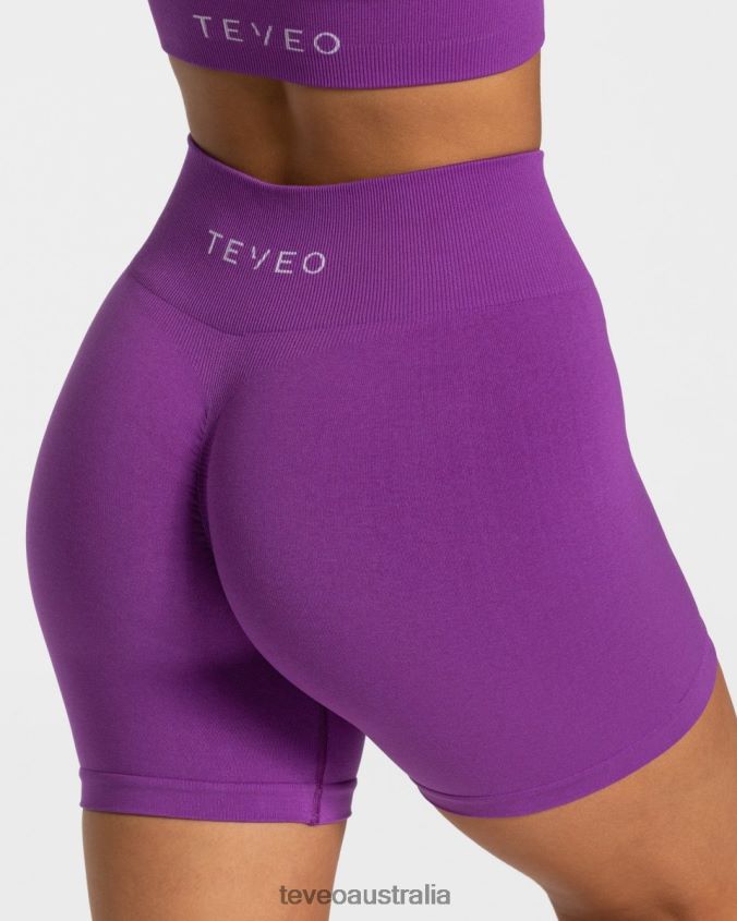 Clothing TEVEO Timeless Scrunch Short Purple Women 2HL08D227