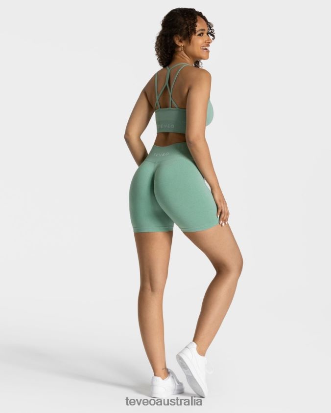 Clothing TEVEO Timeless Scrunch Short Sage Women 2HL08D222