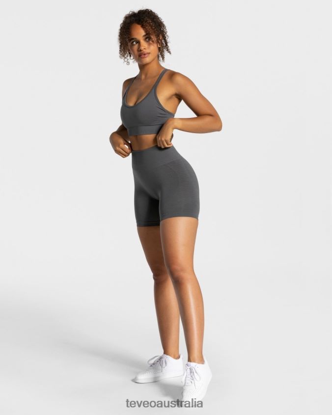 Clothing TEVEO True Short Dark Gray Women 2HL08D249