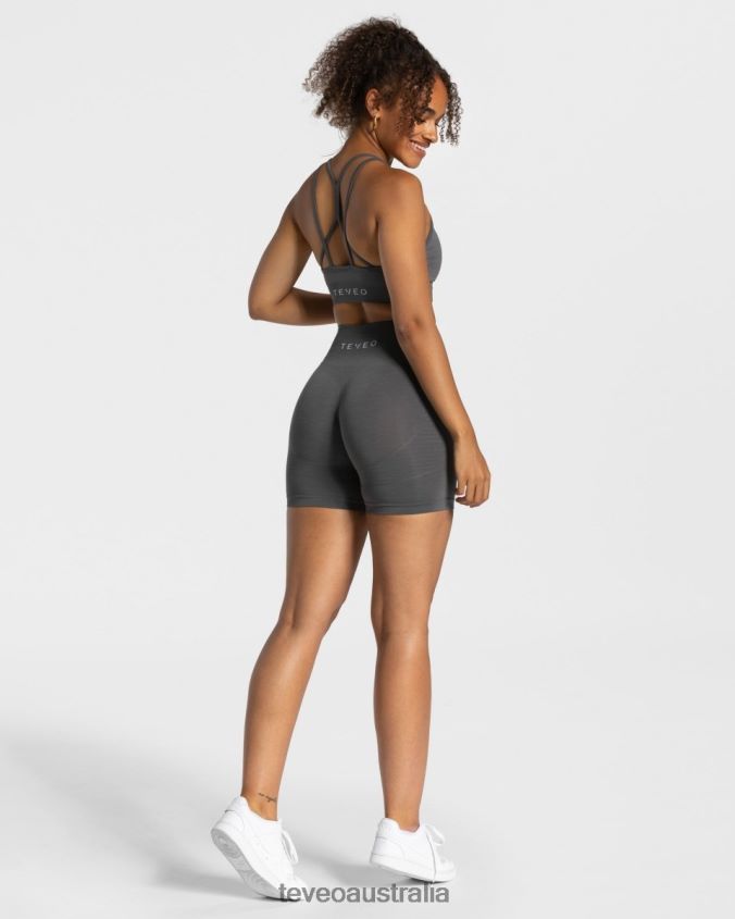 Clothing TEVEO True Short Dark Gray Women 2HL08D249