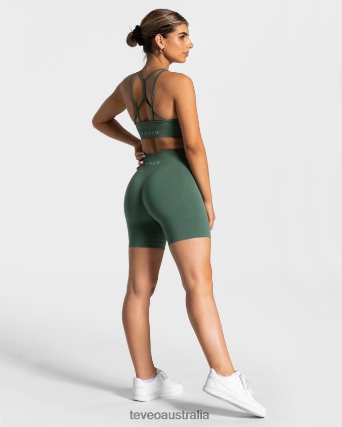 Clothing TEVEO True Short Dark green Women 2HL08D251