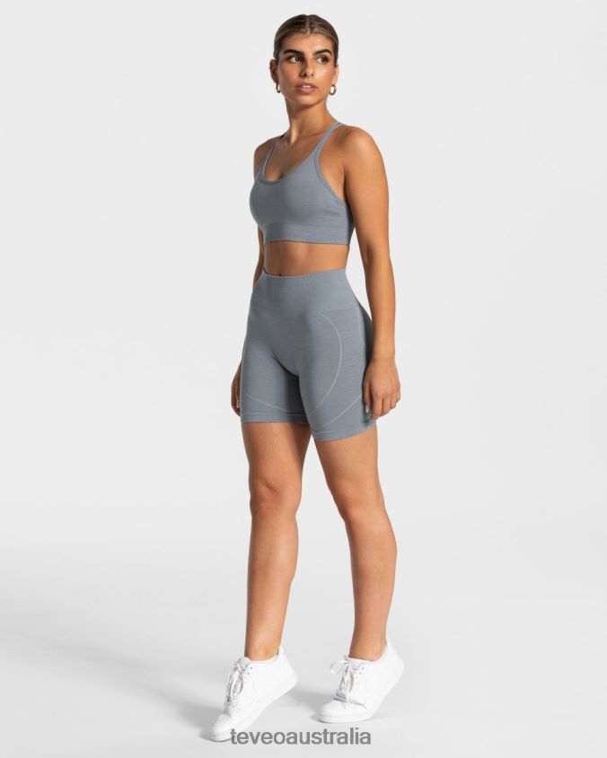 Clothing TEVEO True Short Steel Blue Women 2HL08D253