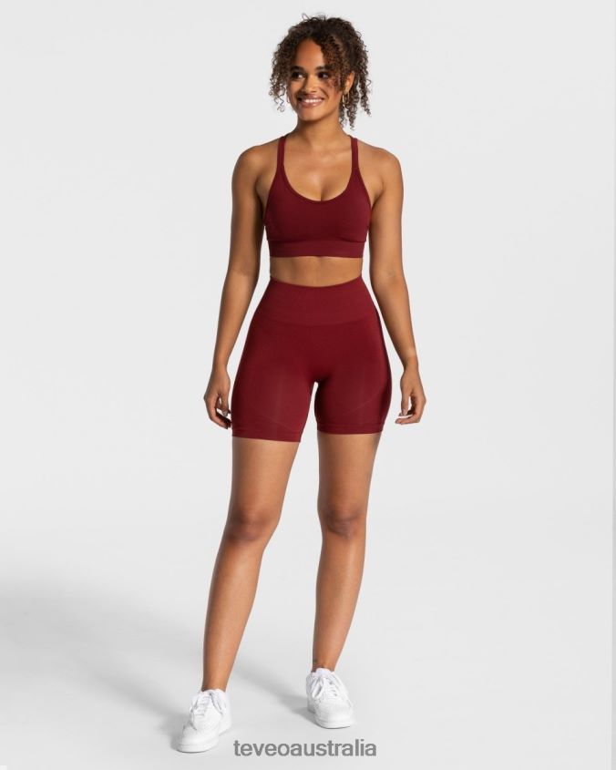 Clothing TEVEO True Short Wine red Women 2HL08D254