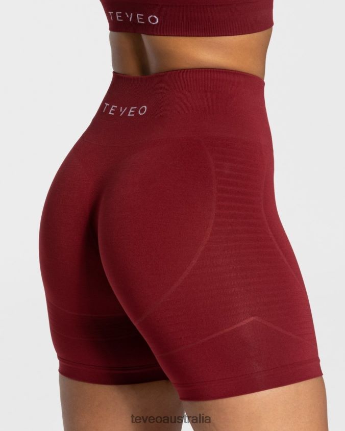 Clothing TEVEO True Short Wine red Women 2HL08D254