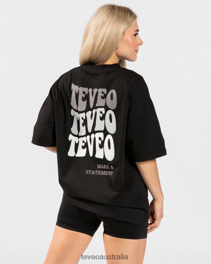 Clothing TEVEO Candy Oversized T-Shirt Black Women 2HL08D472