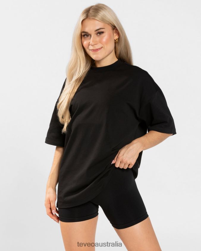 Clothing TEVEO Candy Oversized T-Shirt Black Women 2HL08D472