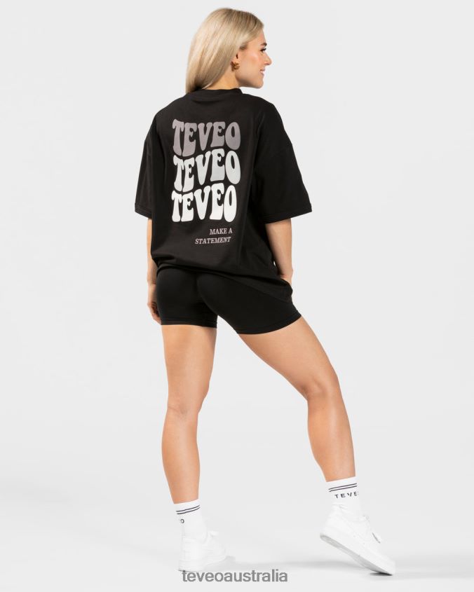 Clothing TEVEO Candy Oversized T-Shirt Black Women 2HL08D472