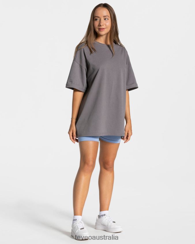 Clothing TEVEO Candy Oversized T-Shirt Graphite Women 2HL08D475