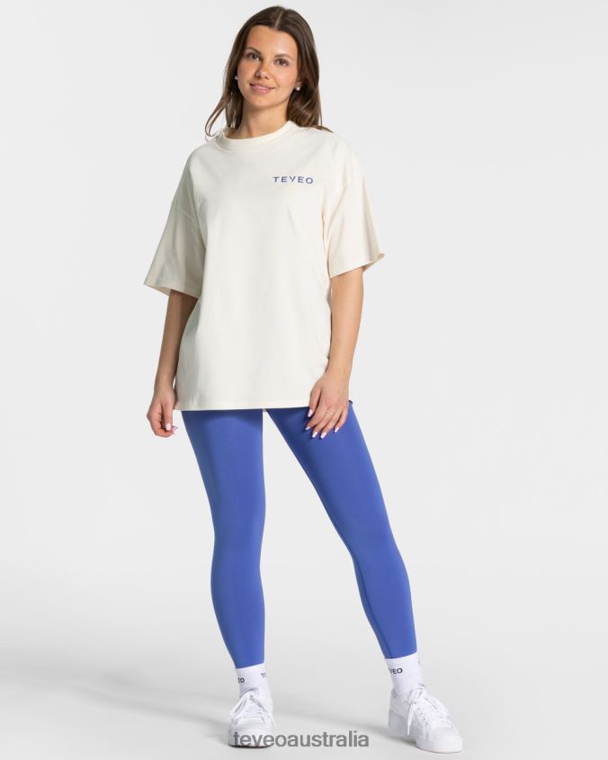 Clothing TEVEO Signature Oversized T-Shirt Off White Women 2HL08D469